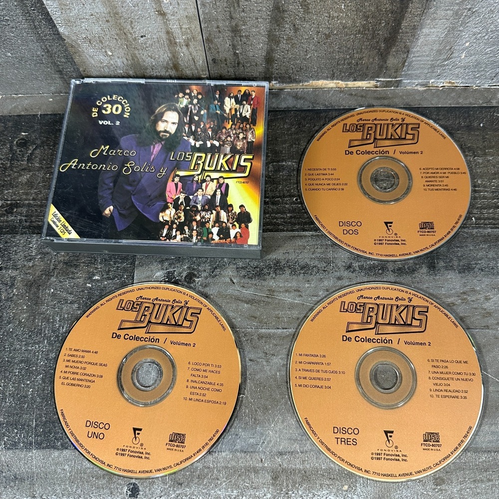 30 de Coleccion, Vol. 2 by Los Bukis/Marco Antonio Solís (CD, Dec-2002, 3 Discs,